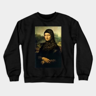 Monalisa Muslim Art Crewneck Sweatshirt